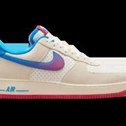 Zapatillas Nike Air Force 1 en beige con detalles vibrantes en azul y fucsia $85.00 - Img 56658909