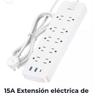 🔌 Extensión Eléctrica 15A — 1.5 m  🔌 Tenemos variedad de cables y accesorios disponibles. Consulta por los modelos y p - Img 57215925