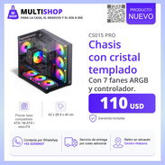 Chasis con 7 fanes y controlador - Img 58176295