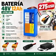 BATERÍA DE LITIO-ION 48V 12Ah y Cargador/Matanza/Cienfuegos/Las Villas - Img 57781946
