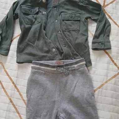 Juego de abrigo con pantalón 12 meses - 2/2