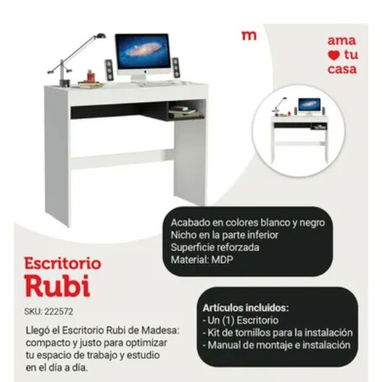 escritorio varios modelos , medidas y precios todos importados en su caja 💯% calidad - 4/6