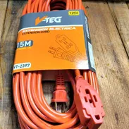Extensión Electrica V-TEG de 15 metros*  _Cable de 15 metros. 3 tomacorrientes. venta habana - Img 55751418