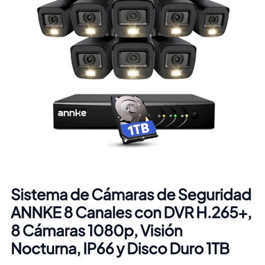 Cámaras de Seguridad con paneles solares - 5/8