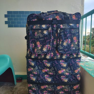 GANGA Maletín convertible desde 50 libras a 100 libras con ruedas en 25 dolares - 4/4