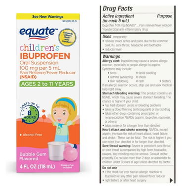 ACETAMINOFEN E IBUPROFENO EN SUSPENSION PARA NIÑOS DE 2 A 11 AÑOS A 18 USD - 4/4