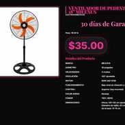 VENTILADOR DE PEDESTAL 18" MILEXUS - Img 57284829