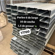 Purles galvanizados y angulares originales de hierro . - Img 54444388