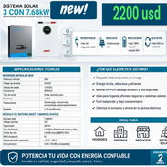 Kit solar 3 x 7.5 kW/h - Img 56240252