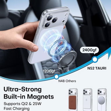Oferta tecnológica: Funda TAURI iPhone 17 Pro Compatible MagSafe – Blanca... | videojuegoshabana.com - Img 127860831