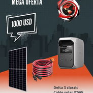 🔋 Delta 3 Classic ☀️ Panel JA Solar 620W 🔌 Cable incluido 💰 1000 USD - Img 57280041