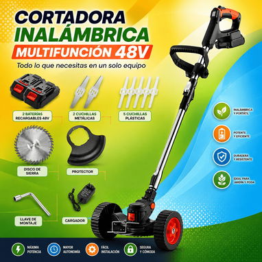 Máquina p/ servicio d patio y jardín/corte de malezas, gajos, césped, más - 3/5