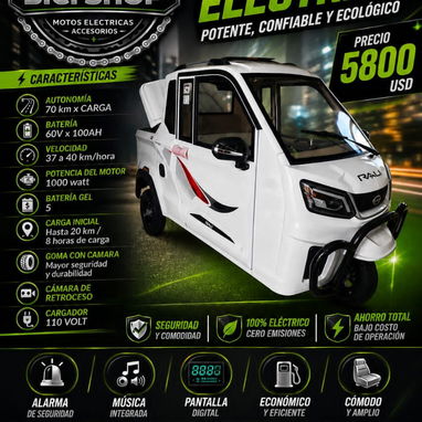 Triciclo eléctrico - Img 123560920