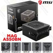 Fuente Certificada MSI MAG A550BN 550W Sellada Caja - Img 57983777