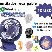 Ventilador recargable - Img 51382864