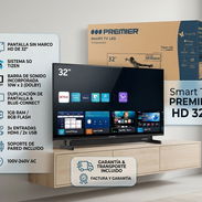 Smart TV Premier 32 Pulgadas con Soporte Pared y Barra de Sonido, precio $225 USD | Envío Incluido, , Sistema Tizen - Img 58089295