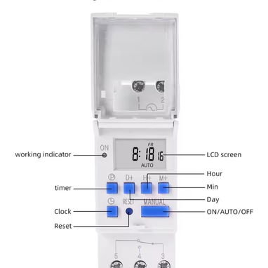 Interruptor programable/ 16 programas/ automatiza - Img 119676274