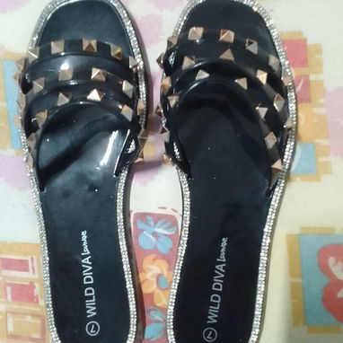 Sandalias ajustador y juego de lencería de brillo - Img 120834859