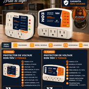 ⚡PROTECTOR DE 2 Y 3 TOMAS ⚡ EON 110V - 15A - 60HZ. ENTREGA GRATIS CON FACTURA Y GARANTÍA. 📲 54833699 - Img 56558085