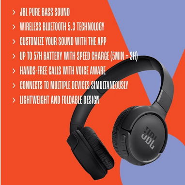 🍀JBL Tune 520BT – Audífonos Bluetooth Inalámbricos🍀 - 7/7