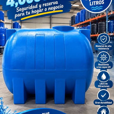 💧 Tanques de Agua potable con garantía y entrega incluida 51345908 - 8/10