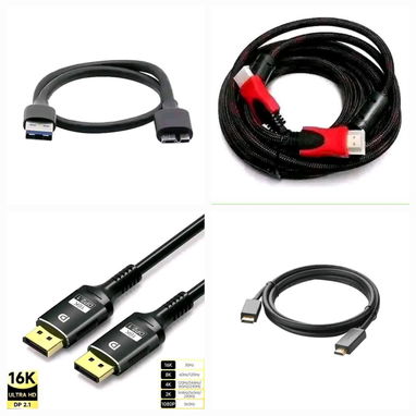 Cables(HDMI-Mini-Micro)DisplayPort,VGA, - Img 115497699