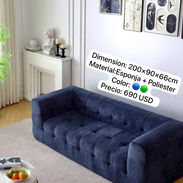 Mueble con diseño moderno sin hueso color azul y verde - Img 58400168