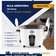 Olla Arrocera 1.8 lts Blanca & Negra - Img 57569971