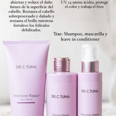 ✨ SET REVIVING, SET REPARACIÓN INTENSIVA Y VOLUMIZING DE LA MARCA FARMASI - 7/10