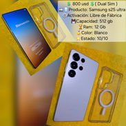 Samsung s25 ultra Dual sim de 12 ram con 512 gb internos para venta o cambio solo por iPhone o Samsung s24 ultra y vuelt - Img 55036415
