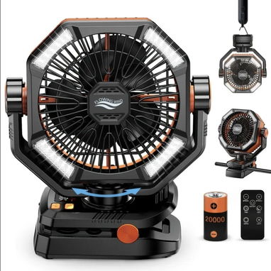 Ventiladores recargables ColdSky 20000MHA 🌬 - 4/4