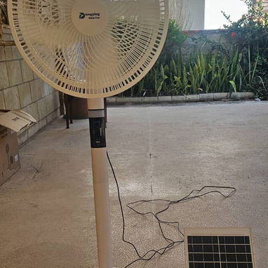 Ventilador con panel solar - Img 121787675