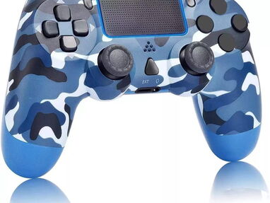 Mando para PC ,Controlador de PS4 azul camuflaje Inalambrico Con tegnologia Bluetooth  40$ - Img 35466853