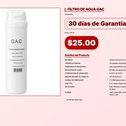 FILTRO DE AGUA GAC . - Img 57102198