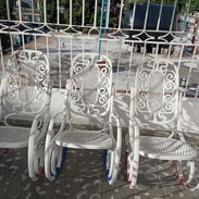 Se venden 3 sillones de terraza de aluminio fundido - Img 56820518