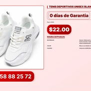 TENIS DEPORTIVOS UNISEX BLANCO Y GRIS VPT#-0062 - Img 56823854