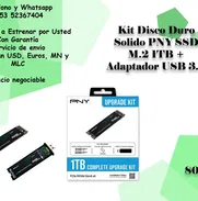 Kit Disco Duro Solido PNY SSD M.2 1TB + Adaptador USB 3.0 - Img 47976001