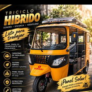 Triciclo Híbrido/Listo para trabajar¡ panel solar incluído! - Img 57699410