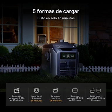 Batería Extra Ecoflow Delta 3 Max Plus - Ecoflow Delta 3 Ultra Plus, LiFePO4 2048Wh NUEVA TF-> 59030040 - 8/9