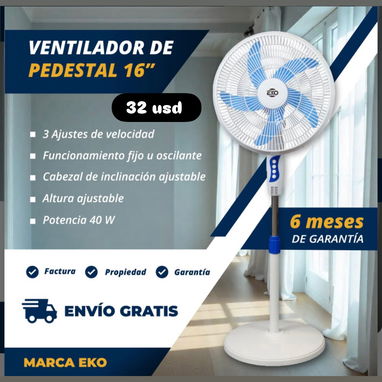 Ventilador de pedestal. Todos nuevos con garantía y domicilio incluido - 3/3