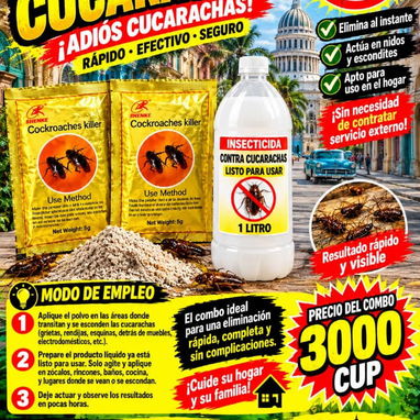 Veneno para Cucarachas - 2/3