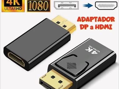 Adaptador displayport- HDMI/ Cable displayport a displayport/ cable displayport a HDMI/ adaptador displayport/ cables di - Img main-image