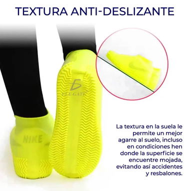 Protector de silicona Impermeable Cubre Zapato de la Lluvia. - 2/2