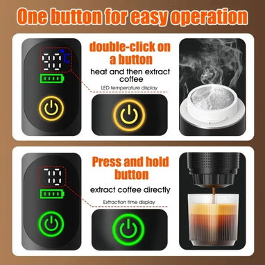 Cafetera de Cápsulas Automática Portátil Digita - Img 122784462