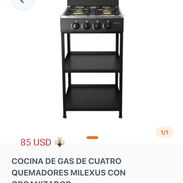 Cocina gas 4 quemadores - Img 55926949