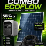 COMBO ECOFLOW-DELTA 3 CLASSIC-PANEL -550W - Img 57377029