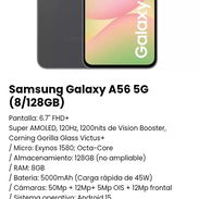 Samsung Galaxy A56 5G (8/128GB). Nuevo con garantía - Img 51797959