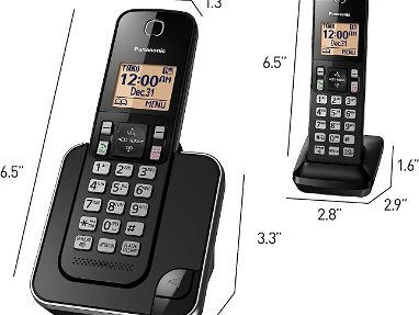 Teléfono Inalámbrico Panasonic de 2 Bases / tecnología Dect 6.0 / identificación de llamadas - Img 47331047