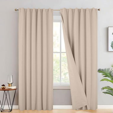 Cortinas tapa sol 2 paños 19 usd - 9/10
