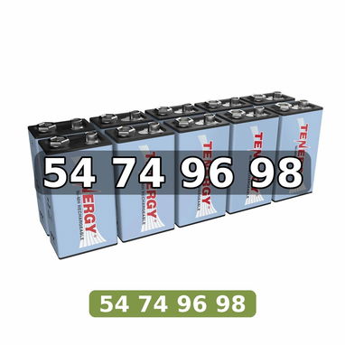 Pilas 9V Recargables TENERGY ORIGINALES - 3/3